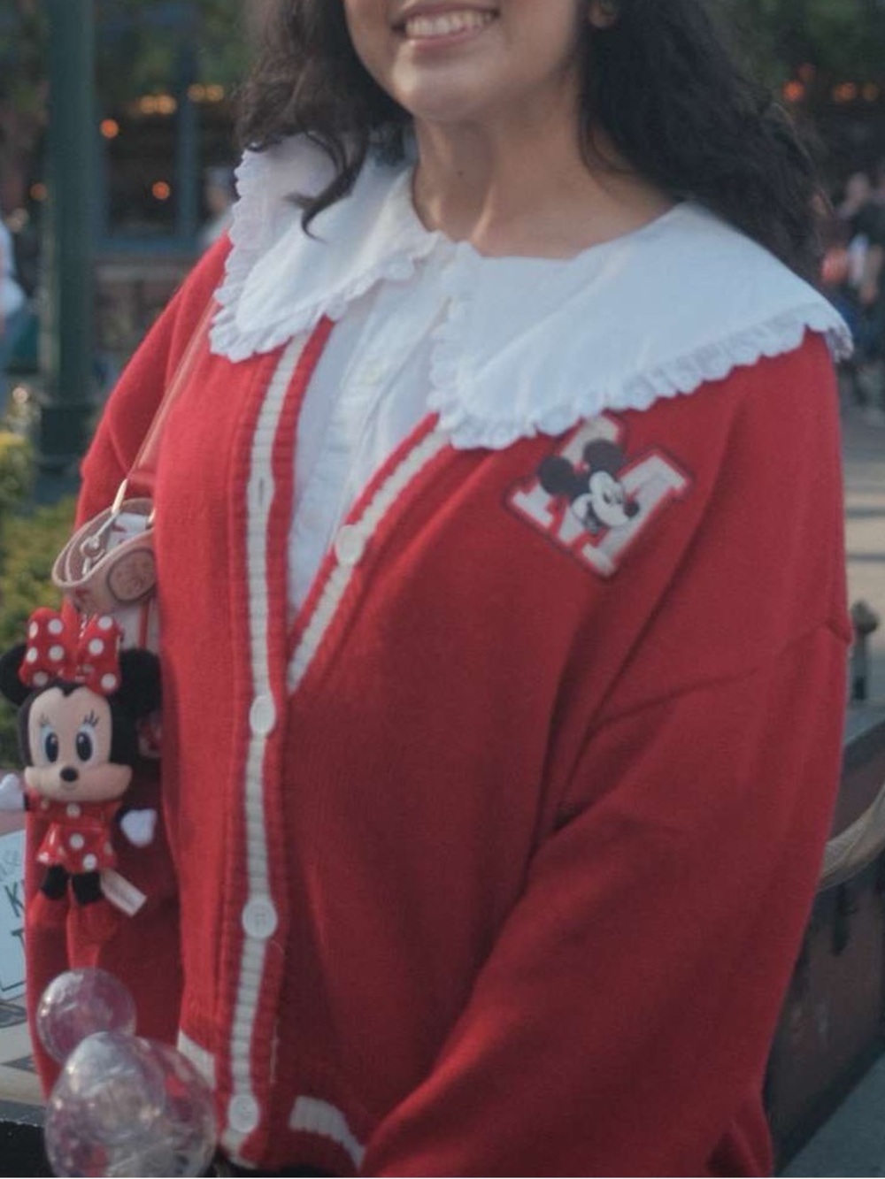 Her Universe Disney100 Mickey Mouse Club Vintage Varsity Cardigan